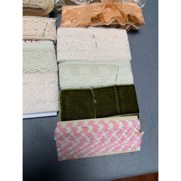 70 yards 11" Assorted Lace Trim Rolls for Sewing & Crafts Vintage - Picture 3 of 12